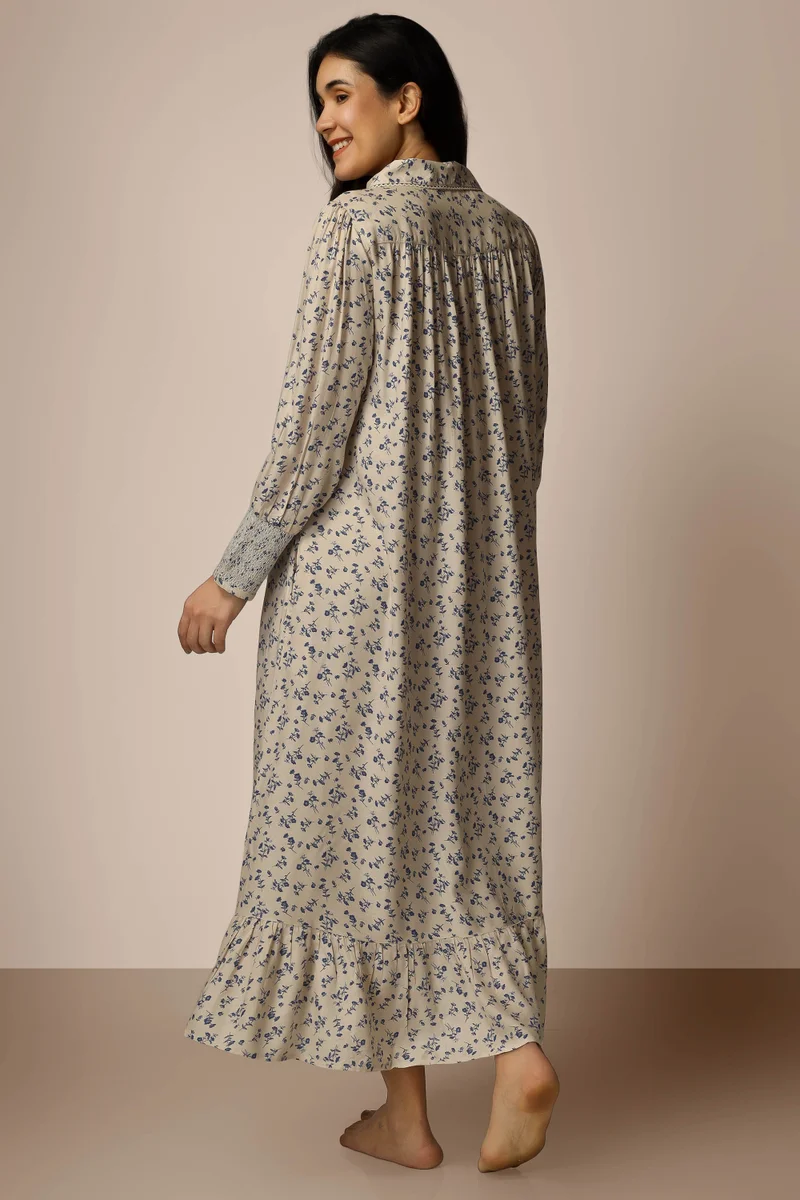 After Dark Gretel, Beige Nightdress