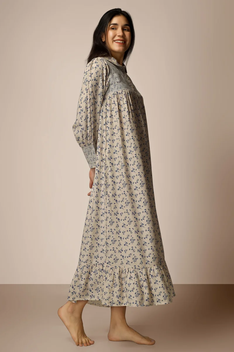 After Dark Gretel, Beige Nightdress