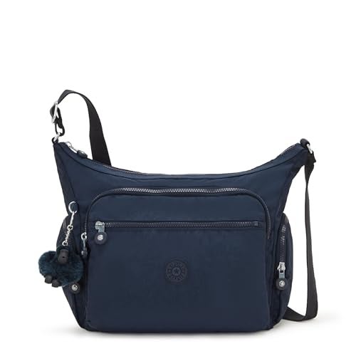 KIPLING KIPLING حقيبة كيبلينغ النسائية جابي، حقيبة يومية خفيفة الوزن، حقيبة كتف عادية، عبر الجسم، زرقاء، متوسطة أمريكية - Image 1