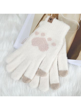 Women's Warm Plush Windproof And Cold Proof Lovely Gloves - pzsku/Z7D4F61AA5372CAE31F10Z/45/_/1672230903/6b5a82f3-913f-4822-b81b-97773cb49e21