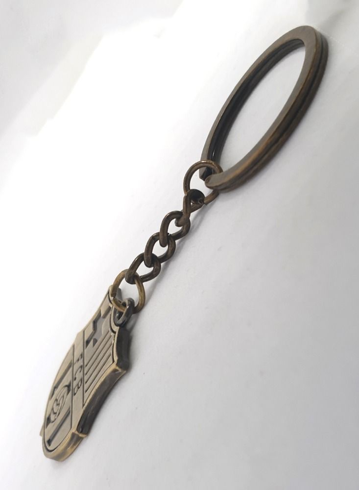Service Zone Zinc Alloy Metal 3D Logo Keychain For Barcelona - Image 2