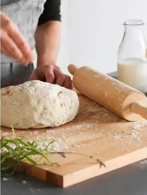 Safestore 46*53 cm Mega Size Bamboo Cutting Board, Dough Rolling Board, Countertop Non-Slip Bamboo 46*53 cm