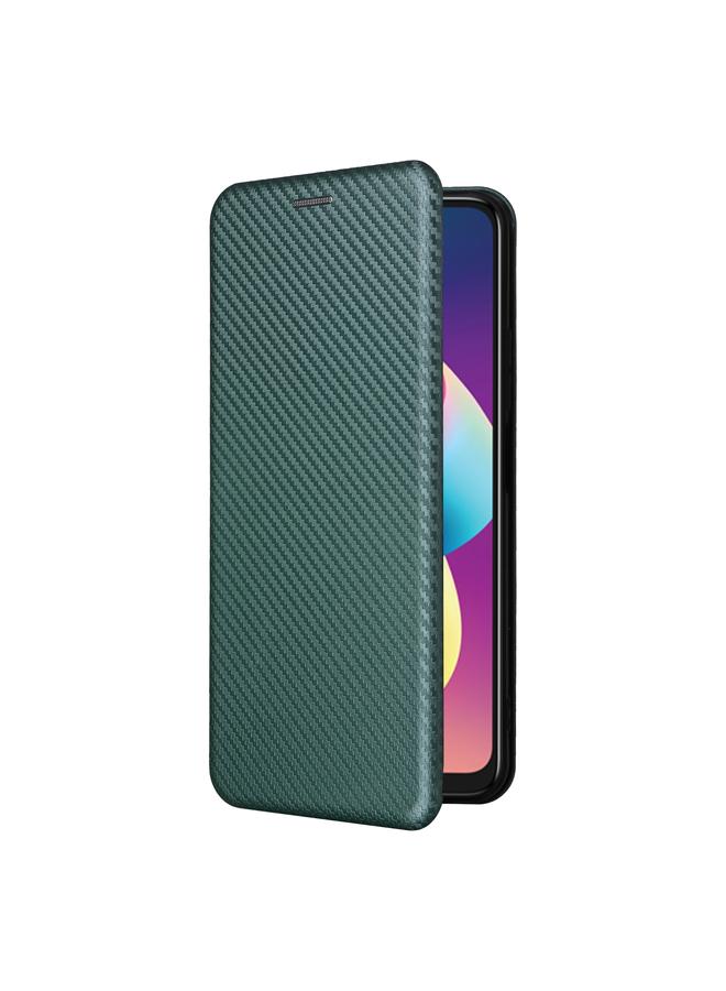 erorex Case For TCL 50 LE 5G Carbon Fiber Texture Flip Leather Phone Case  - Image 2