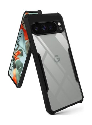 Clear Hard PC Back Cover Case with Shockproof Premium TPU Blue Border 360 Degree Impact Resistant Camera lens Protection Transparent Cover For Google Pixel 9 Pro XL 5G 2024 - pzsku/Z7D4F82F36242445FF9FAZ/45/_/1726819467/d47befaa-a7ec-4bb9-b4d4-19743214c7ee