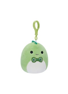 Squishmallows 3.5 inch Little Plush Clip-on Danny Green Dino W/Bowtie , Officially Licensed Kellytoy Plush Toy, Colorful Soft Toy, Gift for Kids, Girls & Boys Washable Squishy Stuff Toy Multicolor All Age  - Image 2