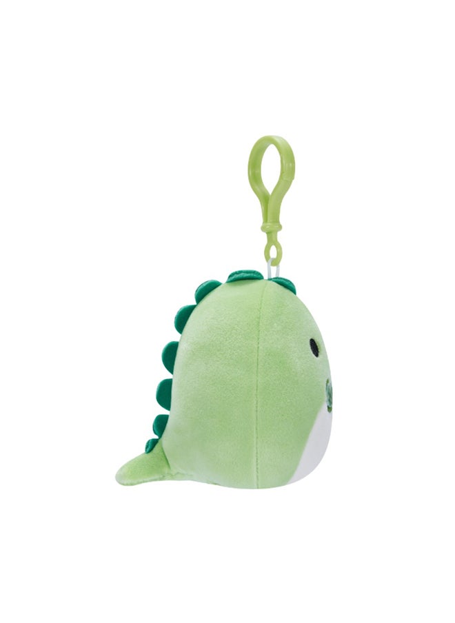 Squishmallows 3.5 inch Little Plush Clip-on Danny Green Dino W/Bowtie , Officially Licensed Kellytoy Plush Toy, Colorful Soft Toy, Gift for Kids, Girls & Boys Washable Squishy Stuff Toy Multicolor All Age  - Image 3