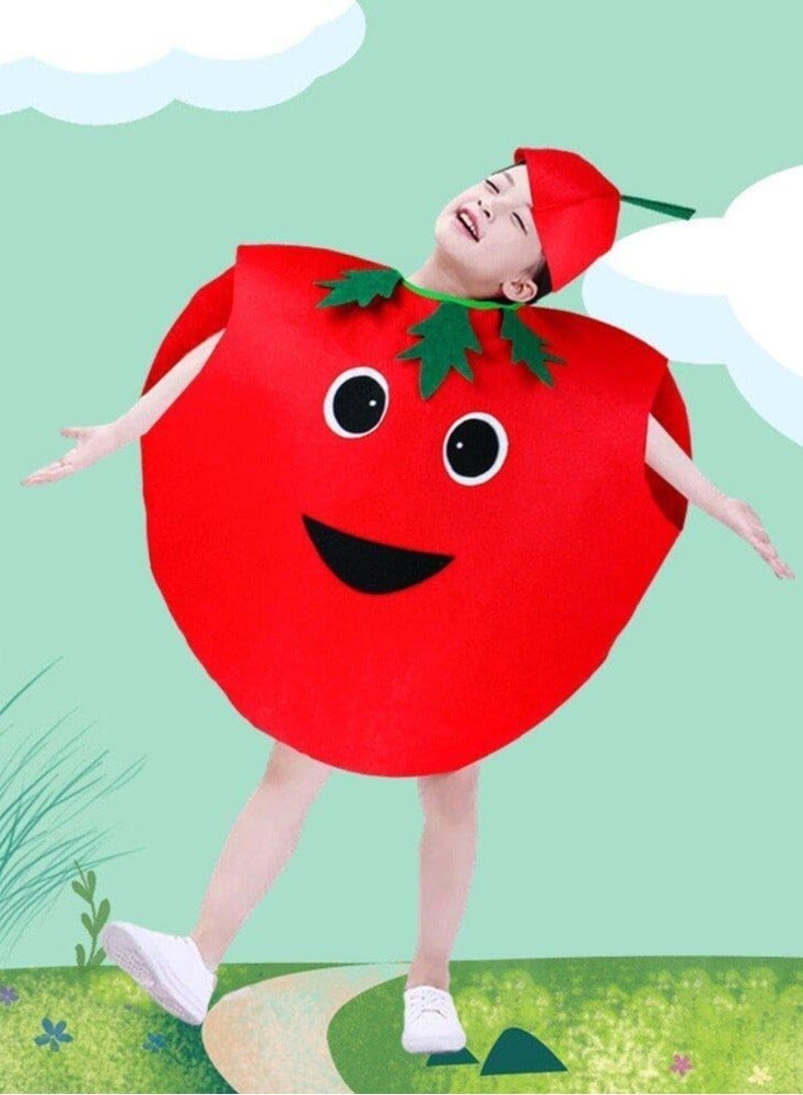 Kids Fruits Vegetables and Nature Costume Suits outfits Fancy Dress Party Boys and Girls Suit with Hat Holidy - Image 3