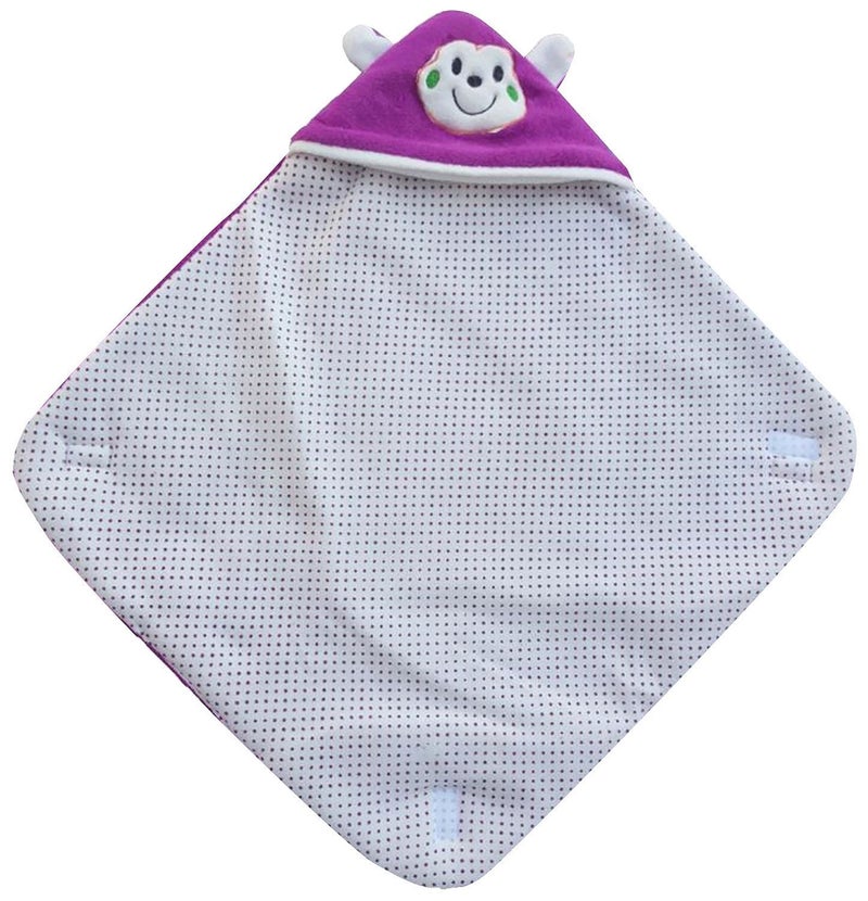 BRANDONN Fashions Gift Pack Combo of 2 New Born Baby All Season Use 3 in 1 Baby Wrapper OR Blanket Cum Sleeping Bag Cum Beeding(0-4months)(Falsa & Orange) - Image 3