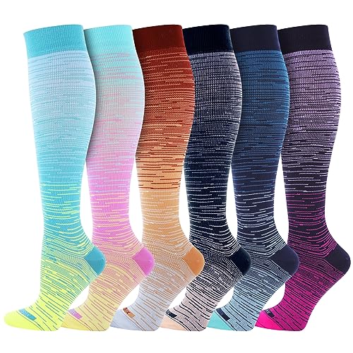 LEVSOX Compression Socks Women and Men, 20-30mmHg, Best for Nurses, Travel, Pregnancy - Image 1