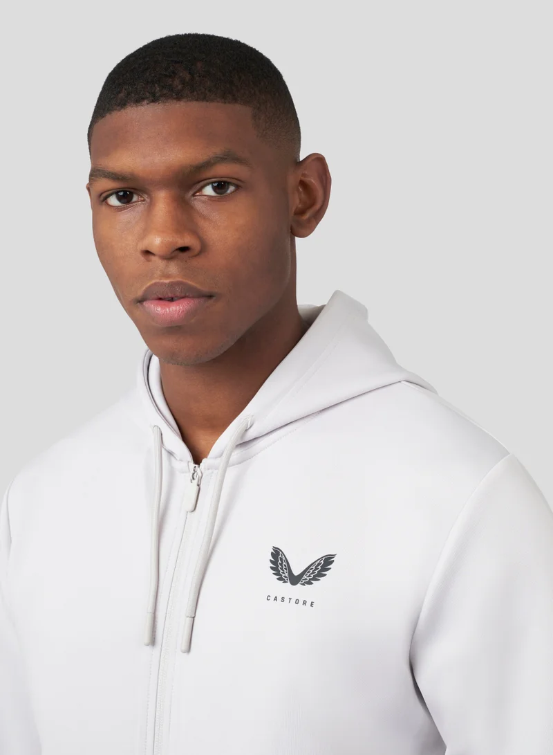 كاستور Mist Grey Scuba Zip Through Hoody