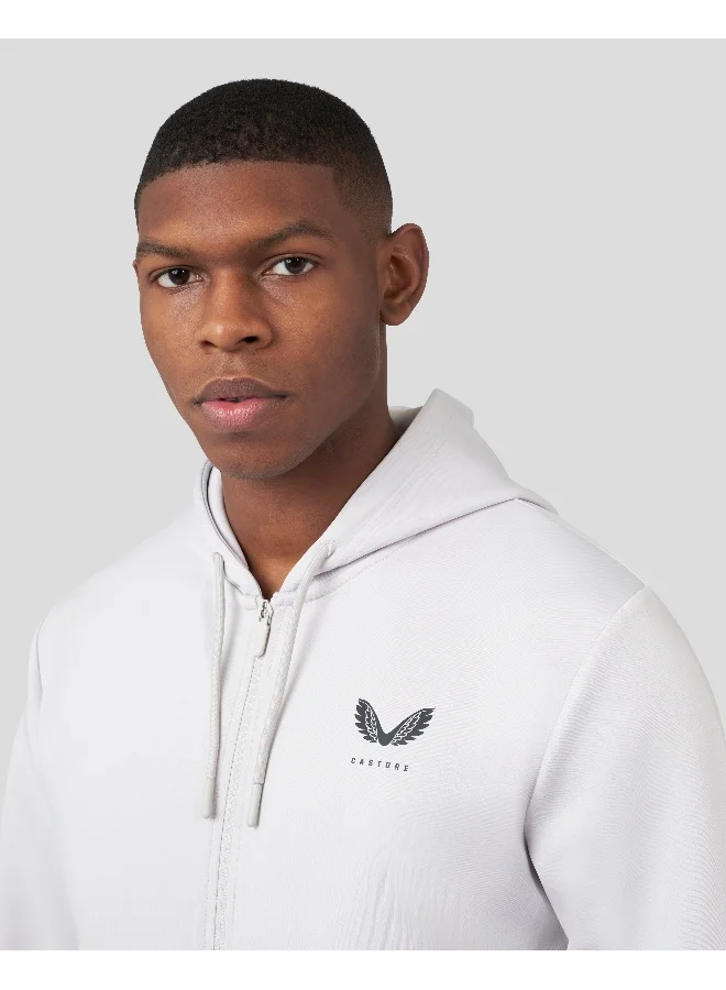 كاستور Mist Grey Scuba Zip Through Hoody