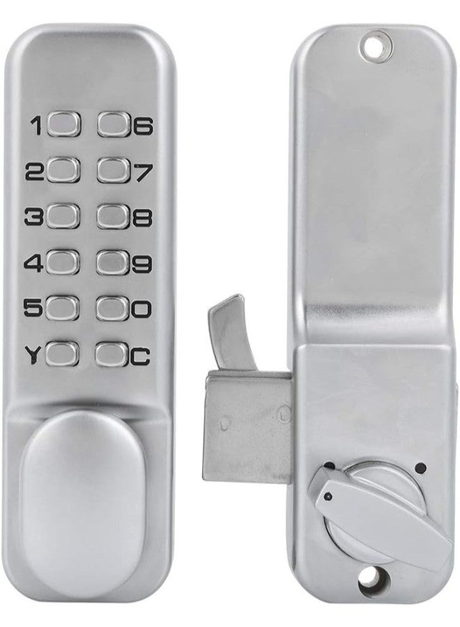 klarako 1‑11 Digitals Mechanical Password Door Lock Set, Zinc Alloy Sliding Swing Password Combination Keyless Entry Door Lock for Home, Office (Need a Door Frame if Installed on Glass Door)  - Image 1