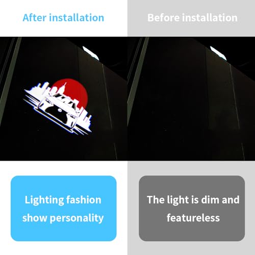 akarin LED Car Door Logo Lights Compatible for is F/is200t/is250 f sport/is300/is350/is350 f sport/is500 2015-2024 Courtesy Projector Laser Welcome Lamp Puddle Lights Kit Car Accessories (is 2015-2024) - Image 2