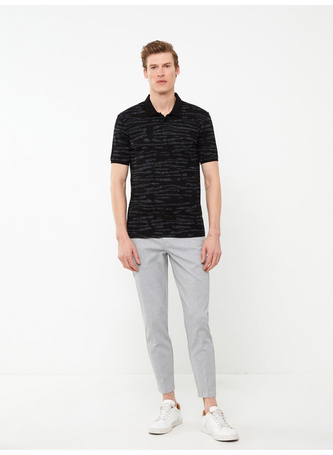 LC WAIKIKI Polo Neck Short Sleeve Patterned Pike Men's T-shirt  - Image 3