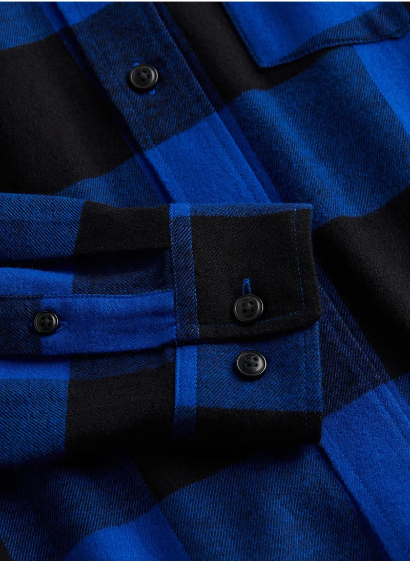 H&M Relaxed Fit Checked Shirt