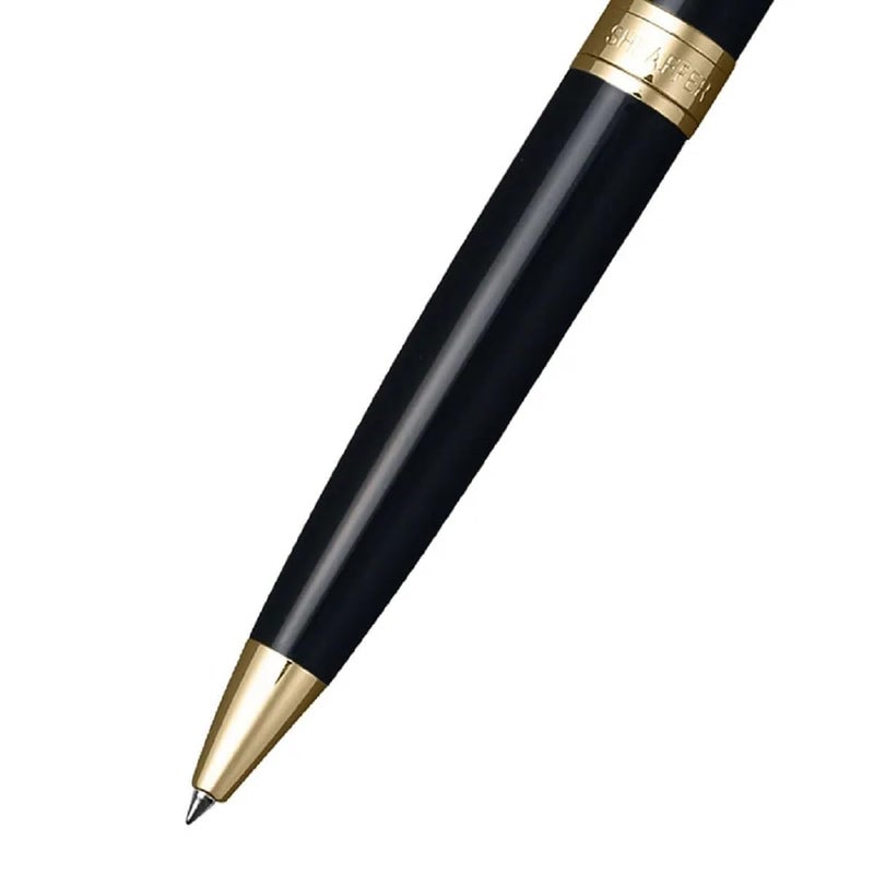 SHEAFFER قلم شيفر 300 E9325 أسود لامع مع تفاصيل باللون الذهبي - Image 3