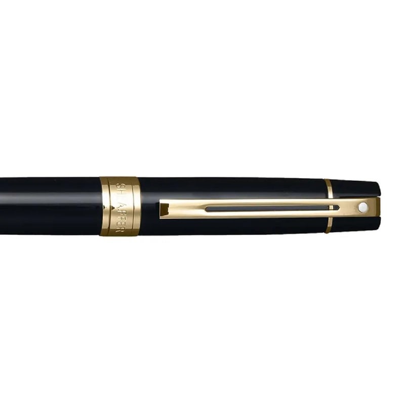 SHEAFFER قلم شيفر 300 E9325 أسود لامع مع تفاصيل باللون الذهبي - Image 5