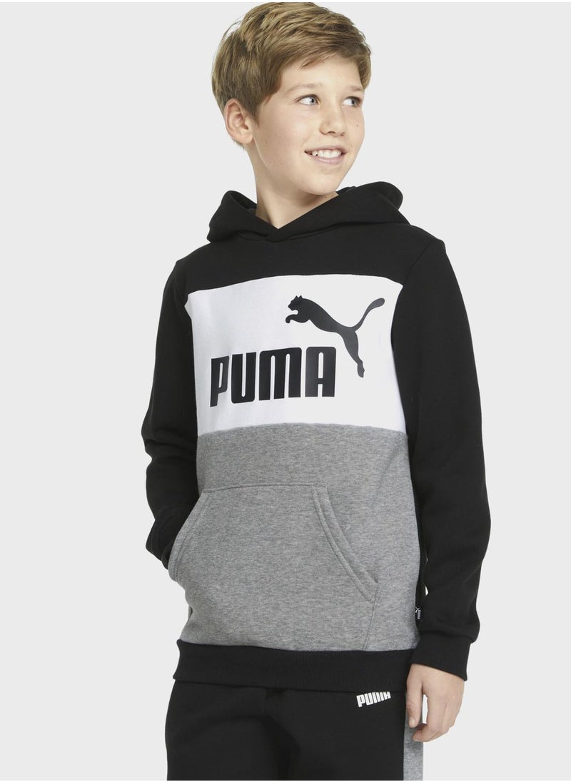 PUMA - Kids Essential Block Hoodie Fl - Image 1