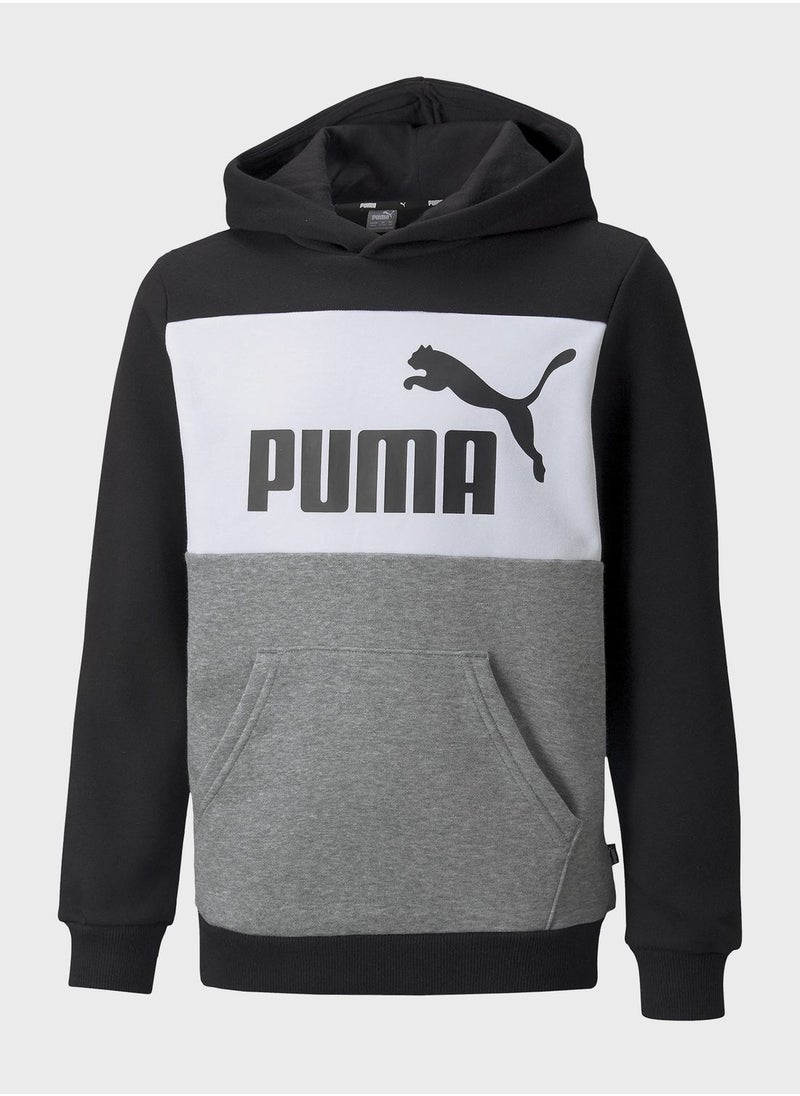 PUMA - Kids Essential Block Hoodie Fl - Image 1