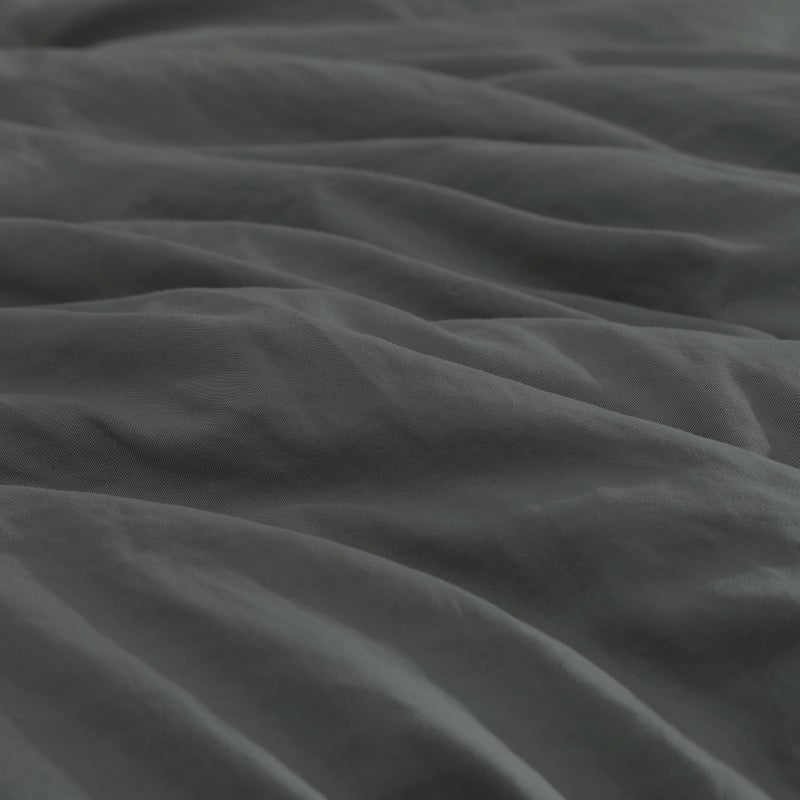 WRENSONGE Queen Comforter Set- 7 Pieces Soft Grey Bed in a Bag with Fitted Sheet, Flat Sheet, 2 Pillow Shams, and 2 Pillowcases- Warm Bedding Sets Queen for All Season - Image 4