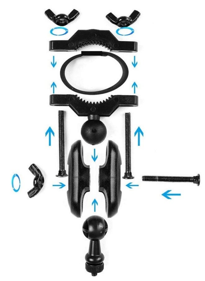 FPC - 360 Degrees Rotating Car Rearview Mirror Driving Recorder Bracket Holder for YI Cam DVR Camera DVRs Mount Bracket New - Image 1