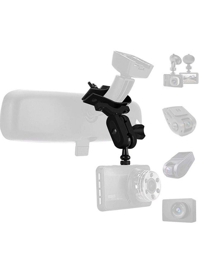 FPC - 360 Degrees Rotating Car Rearview Mirror Driving Recorder Bracket Holder for YI Cam DVR Camera DVRs Mount Bracket New - Image 1