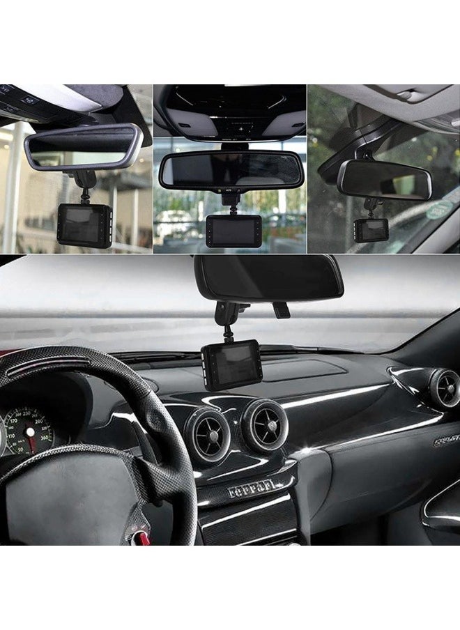 FPC - 360 Degrees Rotating Car Rearview Mirror Driving Recorder Bracket Holder for YI Cam DVR Camera DVRs Mount Bracket New - Image 1