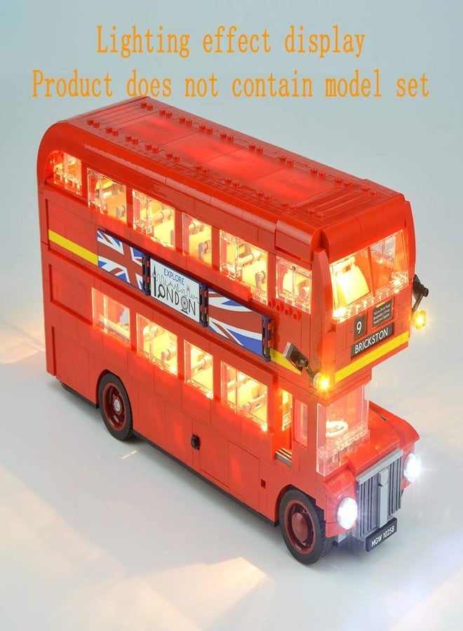 GEAMENT Upgraded Version 10258 Light Kit for Creator Expert London Bus Compatible with Lego 10258 Building Blocks Model (Model Set Not Included) - Image 4