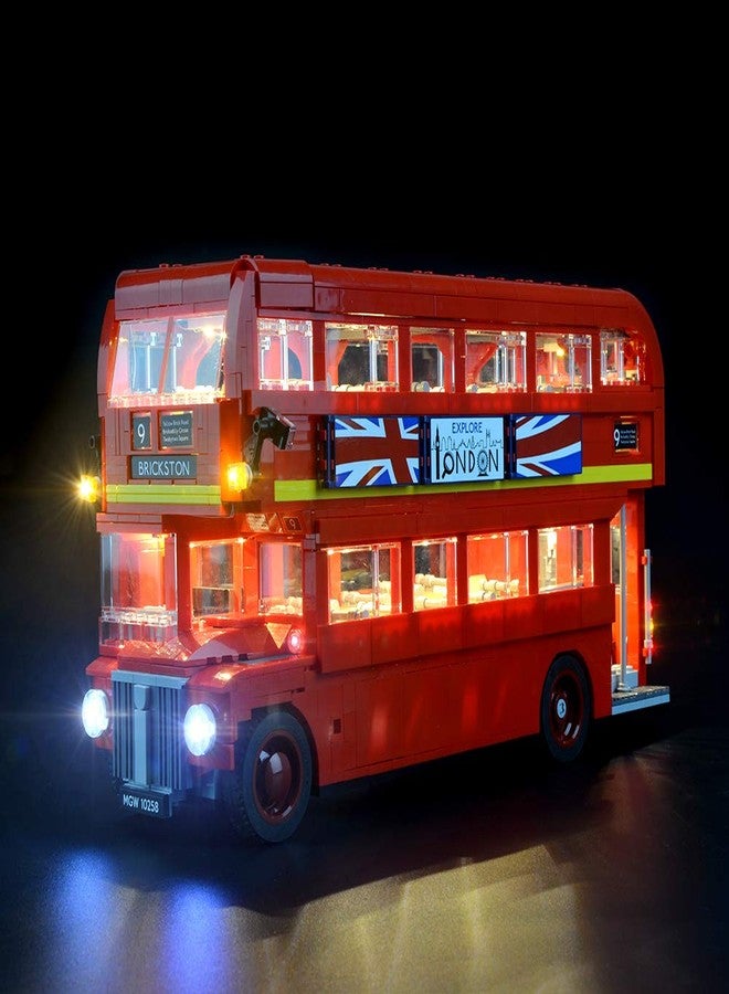 GEAMENT Upgraded Version 10258 Light Kit for Creator Expert London Bus Compatible with Lego 10258 Building Blocks Model (Model Set Not Included) - Image 1