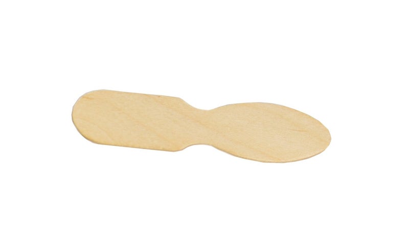 Perfect Stix Wooden Craft Stick/Plain Taster Ice Cream Paddle Spoon, Paper Wrapped, 3" Length (Pack of 100) - Image 3
