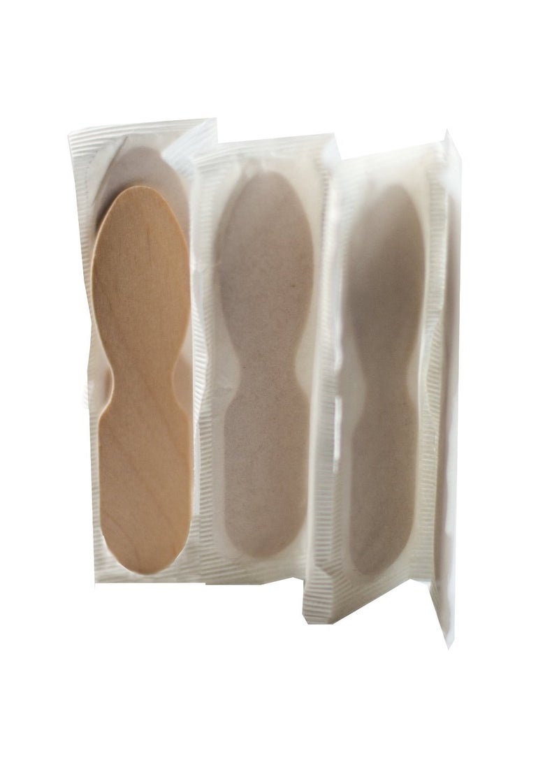 Perfect Stix Wooden Craft Stick/Plain Taster Ice Cream Paddle Spoon, Paper Wrapped, 3" Length (Pack of 100) - Image 2