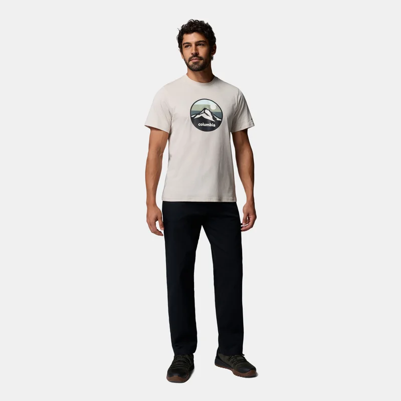 Columbia Beige Men's CSC Seasonal Graphic T‑Shirt for Men | Best Price UAE
