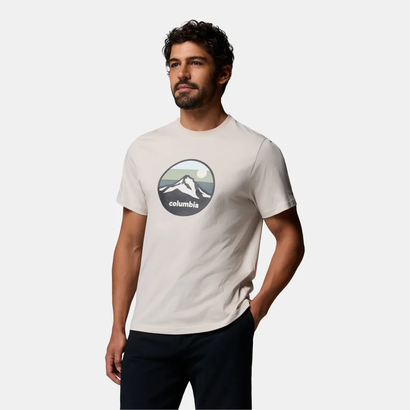 Columbia Beige Men's CSC Seasonal Graphic T‑Shirt for Men | Best Price UAE