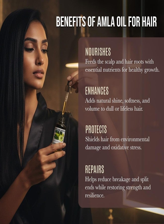 Renewalize Virgin Organic Amla Oil/Gooseberry – 4 fl oz | Cold Pressed, Unrefined from India | Hair Growth & Shine, Skin Hydration & Anti-Aging Support | Pure Natural Carrier Oil - Image 4