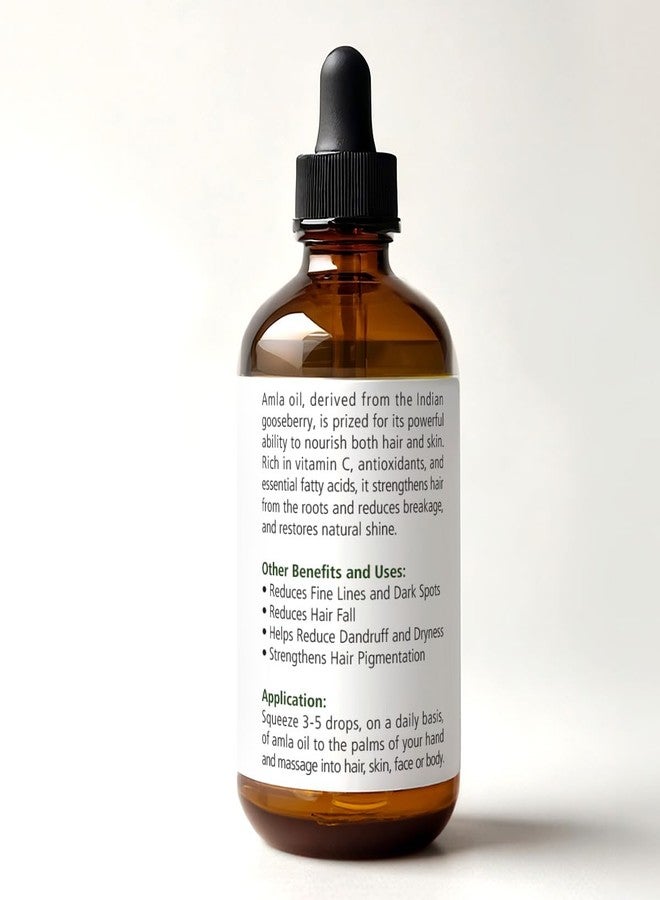 Renewalize Virgin Organic Amla Oil/Gooseberry – 4 fl oz | Cold Pressed, Unrefined from India | Hair Growth & Shine, Skin Hydration & Anti-Aging Support | Pure Natural Carrier Oil - Image 2