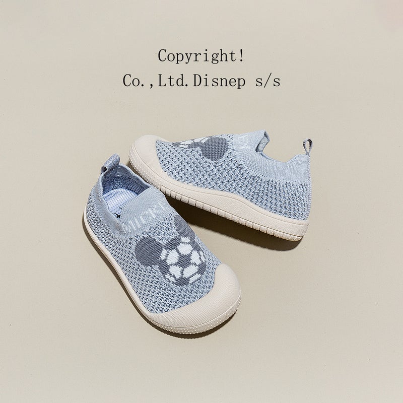 Disney Baby Shoes 2024 Spring & Fall New Style Fly-Knit Mesh Breathable Kindergarten Indoor Shoes Toddler Shoes - Image 5