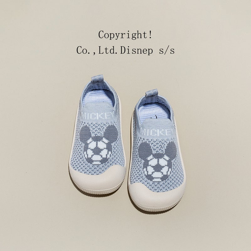 Disney Baby Shoes 2024 Spring & Fall New Style Fly-Knit Mesh Breathable Kindergarten Indoor Shoes Toddler Shoes - Image 1