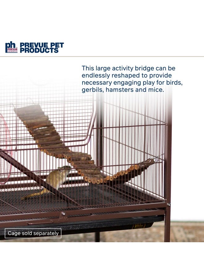 Prevue Prevue Pet Toy NAT Wonder Walk Bird Ladder, Large (62809),Brown  - Image 5