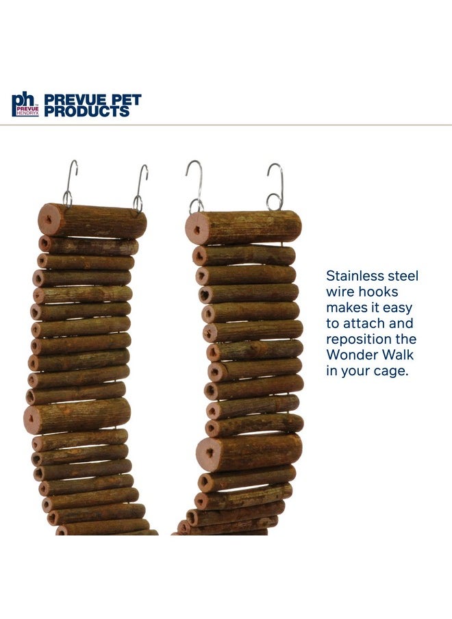 Prevue Prevue Pet Toy NAT Wonder Walk Bird Ladder, Large (62809),Brown  - Image 4