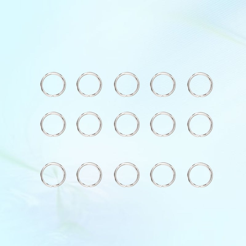 💍 200 حلقات دائرية مقسمة 10 مم لإكسسوارات المجوهرات وصنع قطع - Image 5