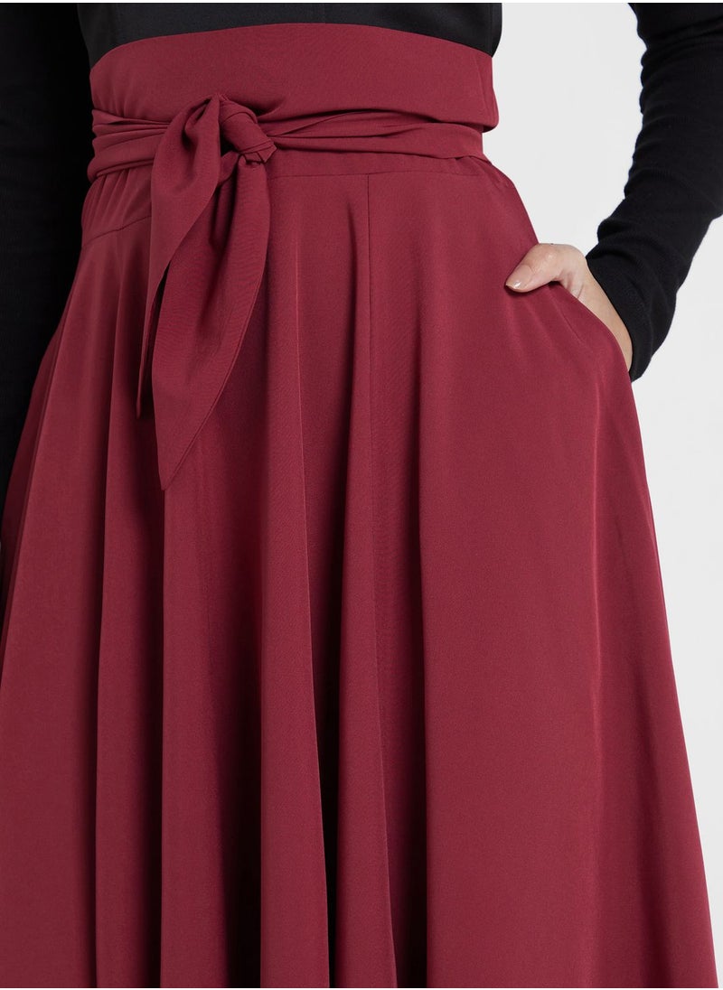 Khizana - High Waist A Line Skirt - Image 1