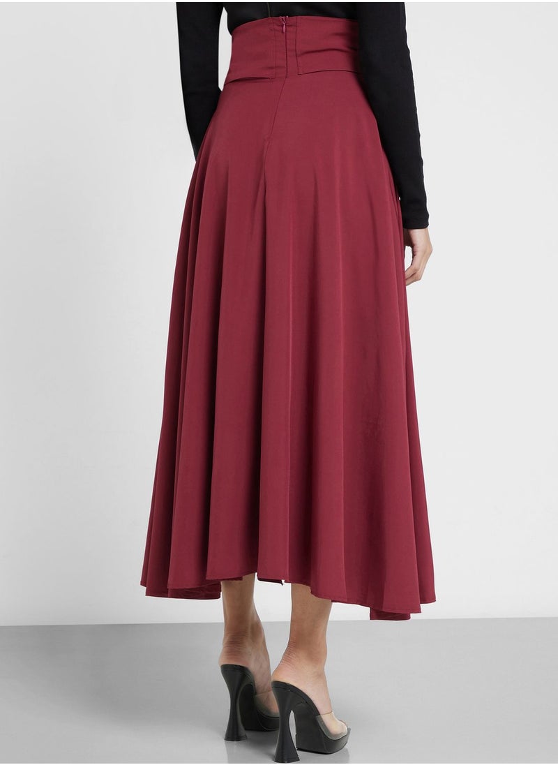 Khizana - High Waist A Line Skirt - Image 1
