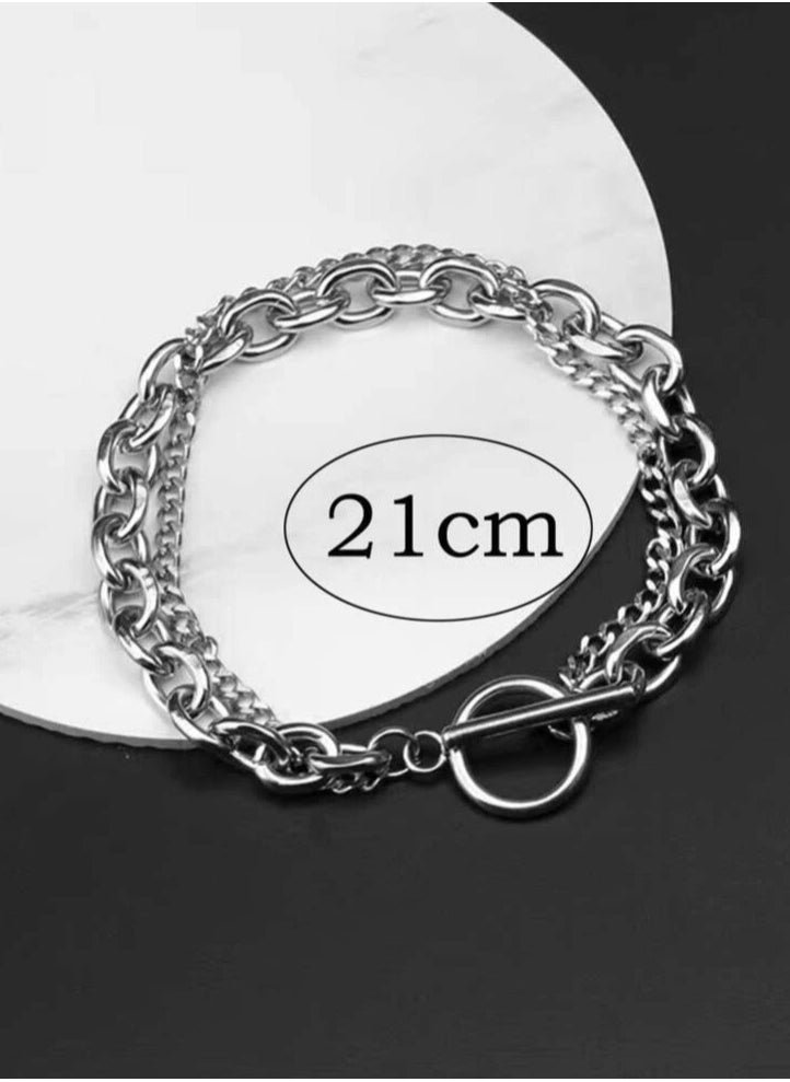 JewelryLand - Men’s Bracelet Made Of Stainless Steel - Image 1