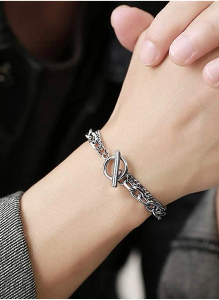 JewelryLand - Men’s Bracelet Made Of Stainless Steel - Image 1