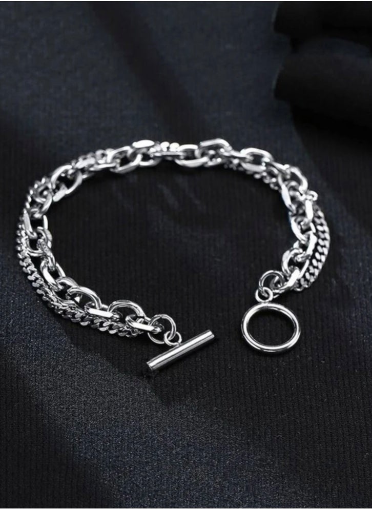 JewelryLand - Men’s Bracelet Made Of Stainless Steel - Image 1