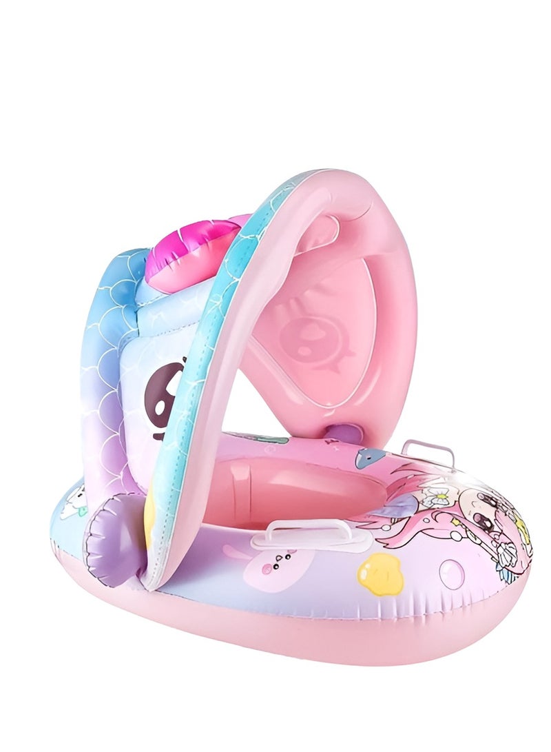 Kids’ Swim Float with 70cm Sun Canopy  - Image 1