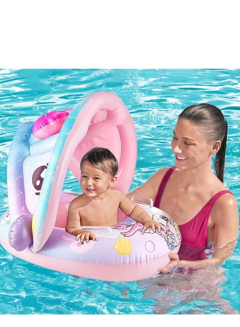 Kids’ Swim Float with 70cm Sun Canopy  - Image 3