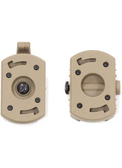 Princeton Tec MPLS Accessory Kit for Older Point MPLS or Switch MPLS Lamps, IPX4 Water Resistance, Essential for Mounting MPLS Lights on Helmets and Hardhats, Tan