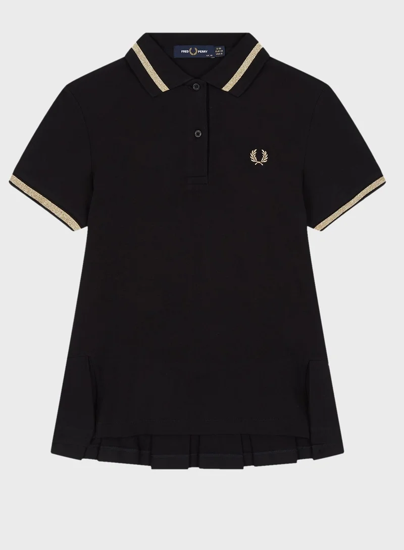 FRED PERRY Pleated Detail Polo