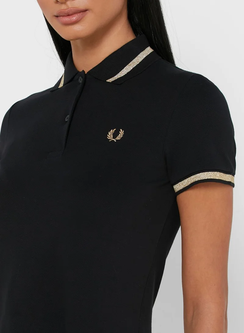 FRED PERRY Pleated Detail Polo